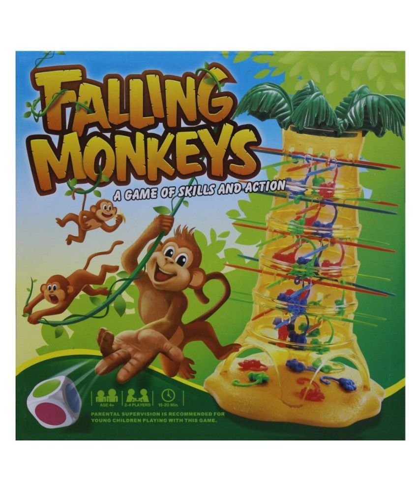 Elektra Multicolour Plastic Falling Monkey Game Of Skill & Action ...