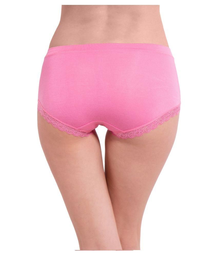 Buy Pavvoin Pink Lace Boy Shorts Online at Best Prices in India Snapdeal
