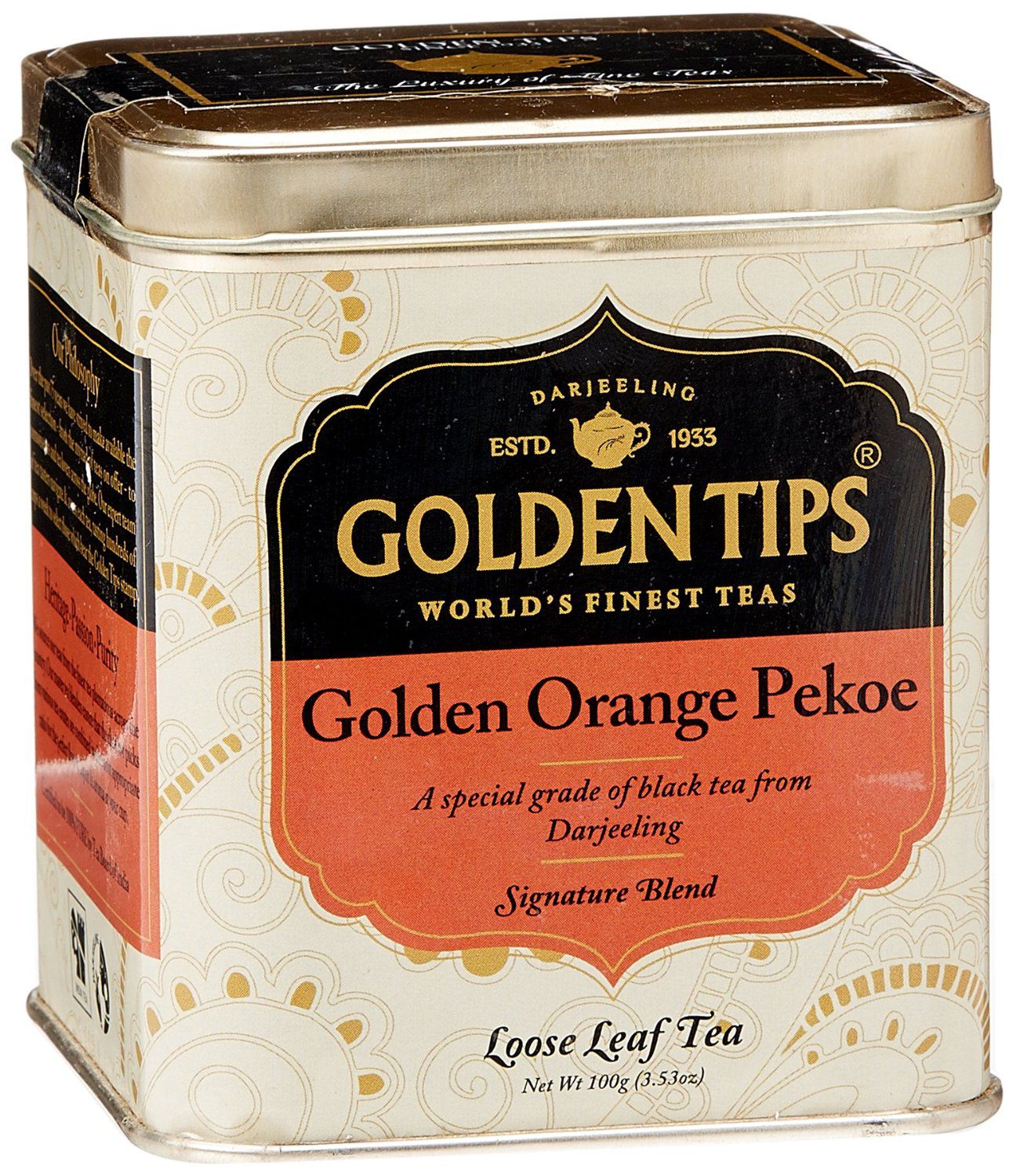 Купить чай пеко. Чай черный Golden Tips Golden Orange Pekoe. Чай Orange Pekoe Darjeeling Tea Golden Tea. Pekoe чай Ceylon Orange. Darjeeling Golden Orange Pekoe Tea.
