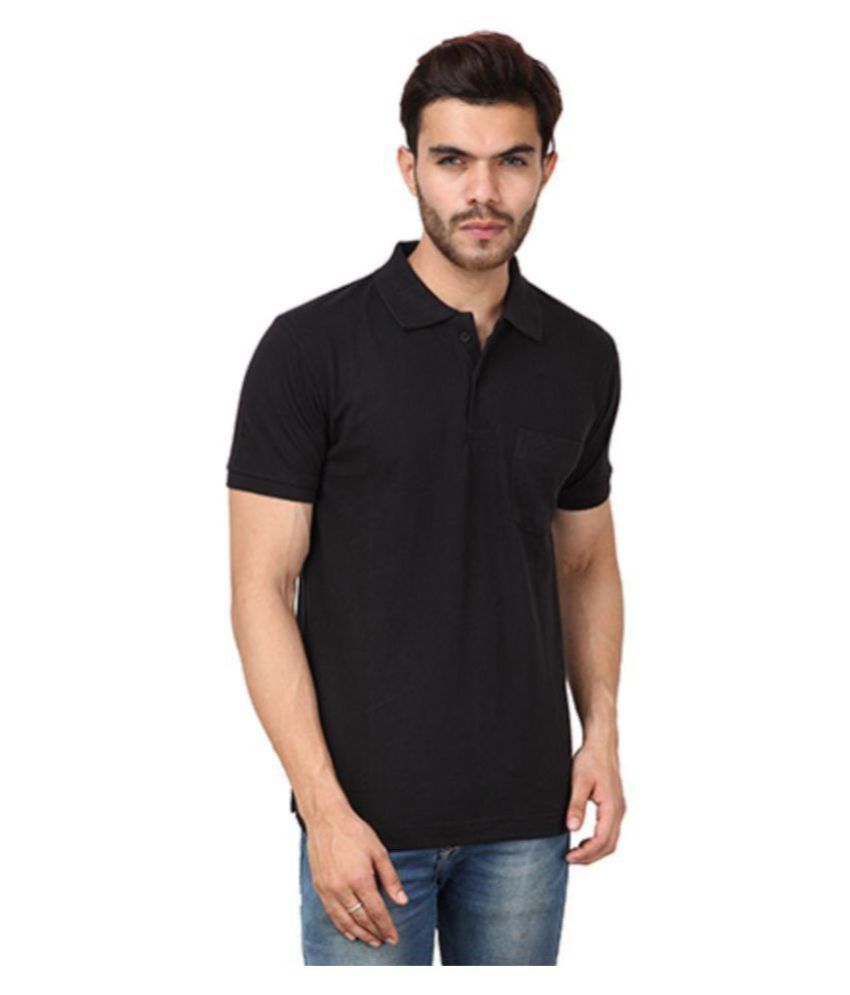 Gio Black V-Neck T-Shirt - Buy Gio Black V-Neck T-Shirt Online at Low ...