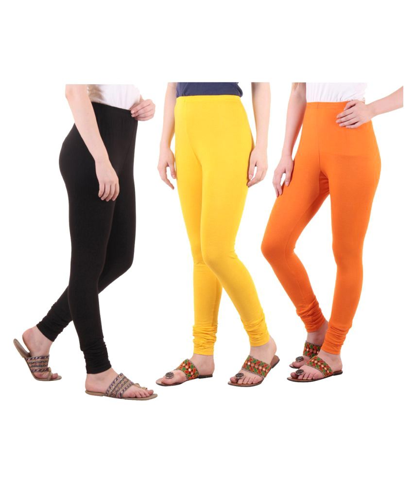     			Diaz Cotton Lycra Pack of 3 Leggings