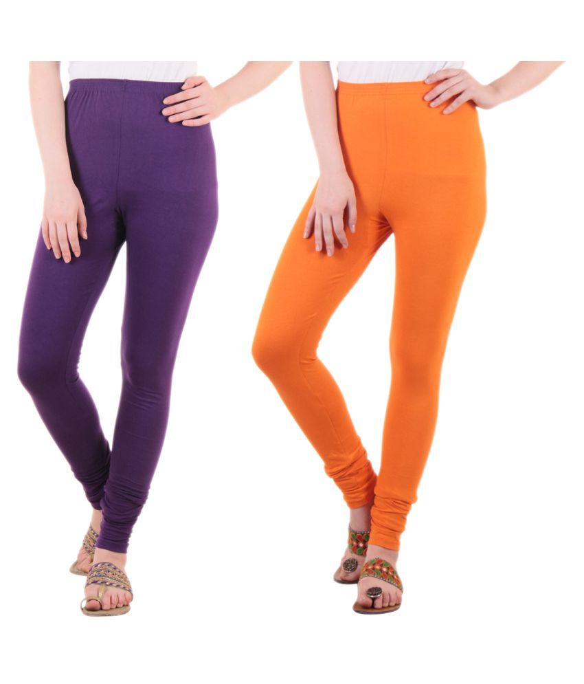     			Diaz Cotton Lycra Pack of 2 Leggings