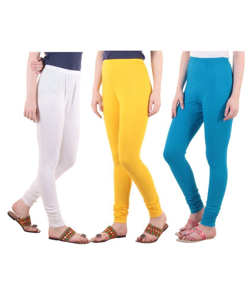     			Diaz Cotton Lycra Pack of 3 Leggings