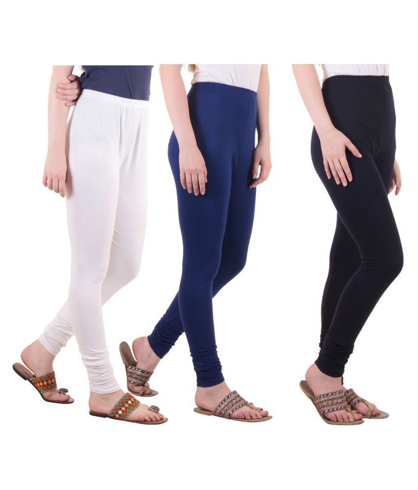     			Diaz Cotton Lycra Pack of 3 Leggings