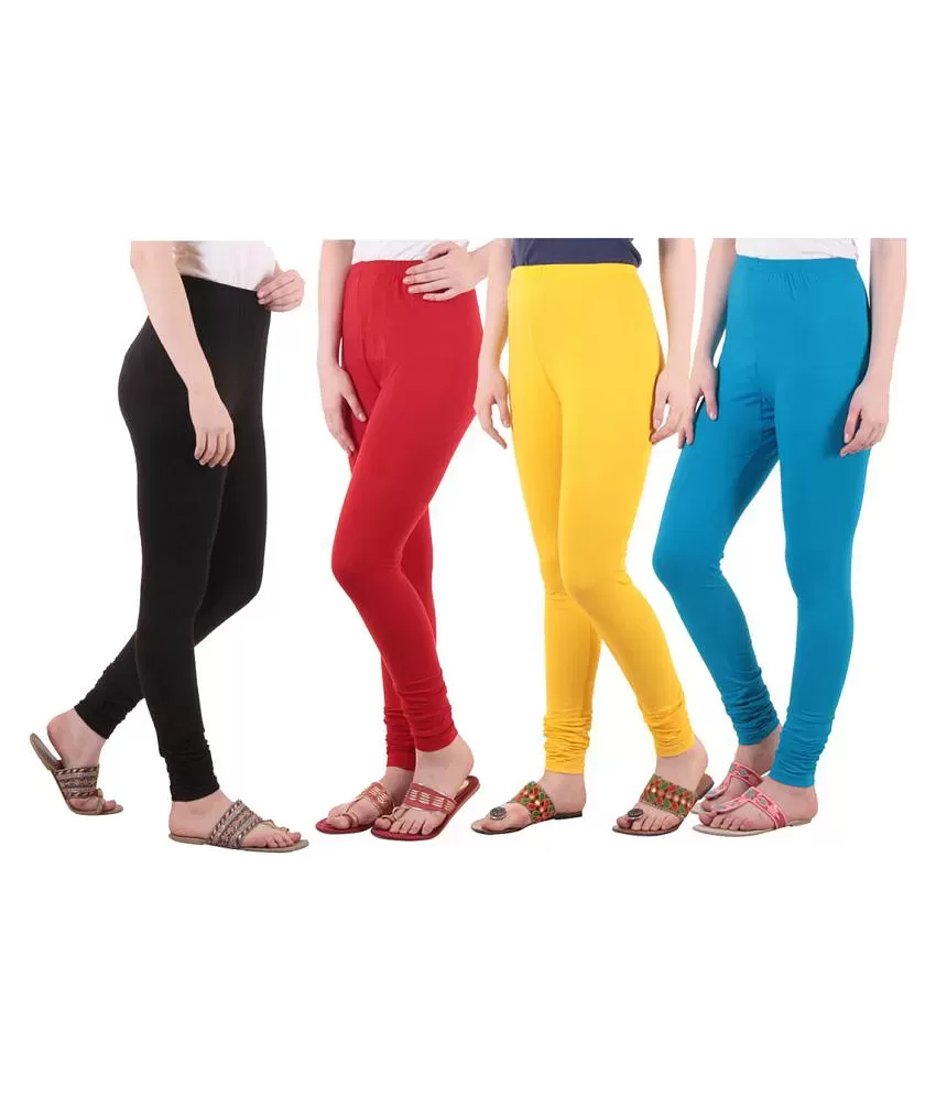 ACTIVE BASIC Cotton Lycra Pack of 3 Leggings Price in India - Buy ACTIVE  BASIC Cotton Lycra Pack of 3 Leggings Online at Snapdeal