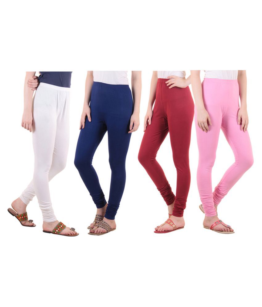     			Diaz Cotton Lycra Pack of 4 Leggings