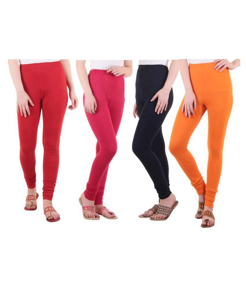     			Diaz Cotton Lycra Pack of 4 Leggings