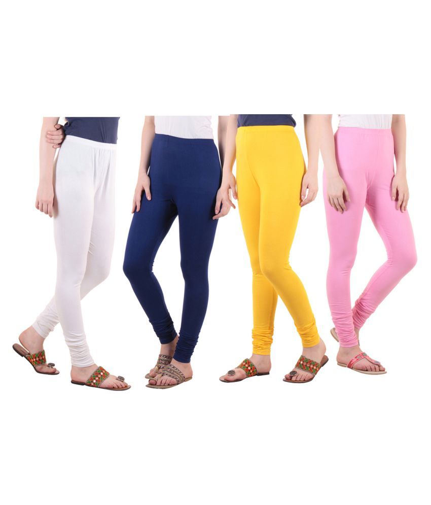     			Diaz Cotton Lycra Pack of 4 Leggings