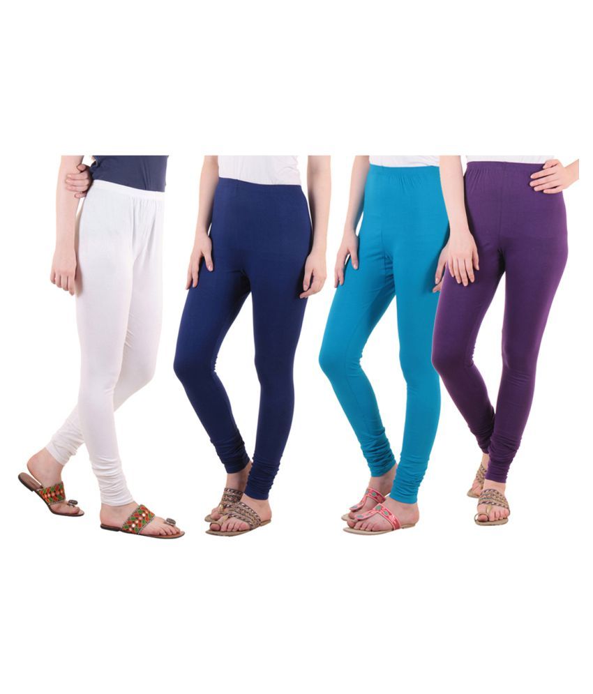     			Diaz Cotton Lycra Pack of 4 Leggings