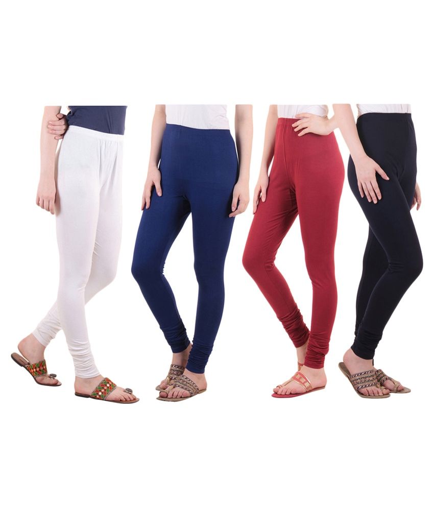     			Diaz Cotton Lycra Pack of 4 Leggings