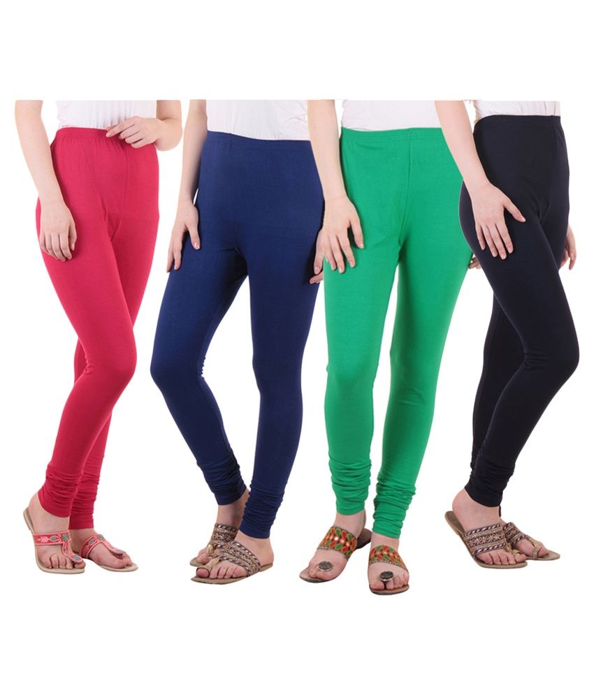     			Diaz Cotton Lycra Pack of 4 Leggings