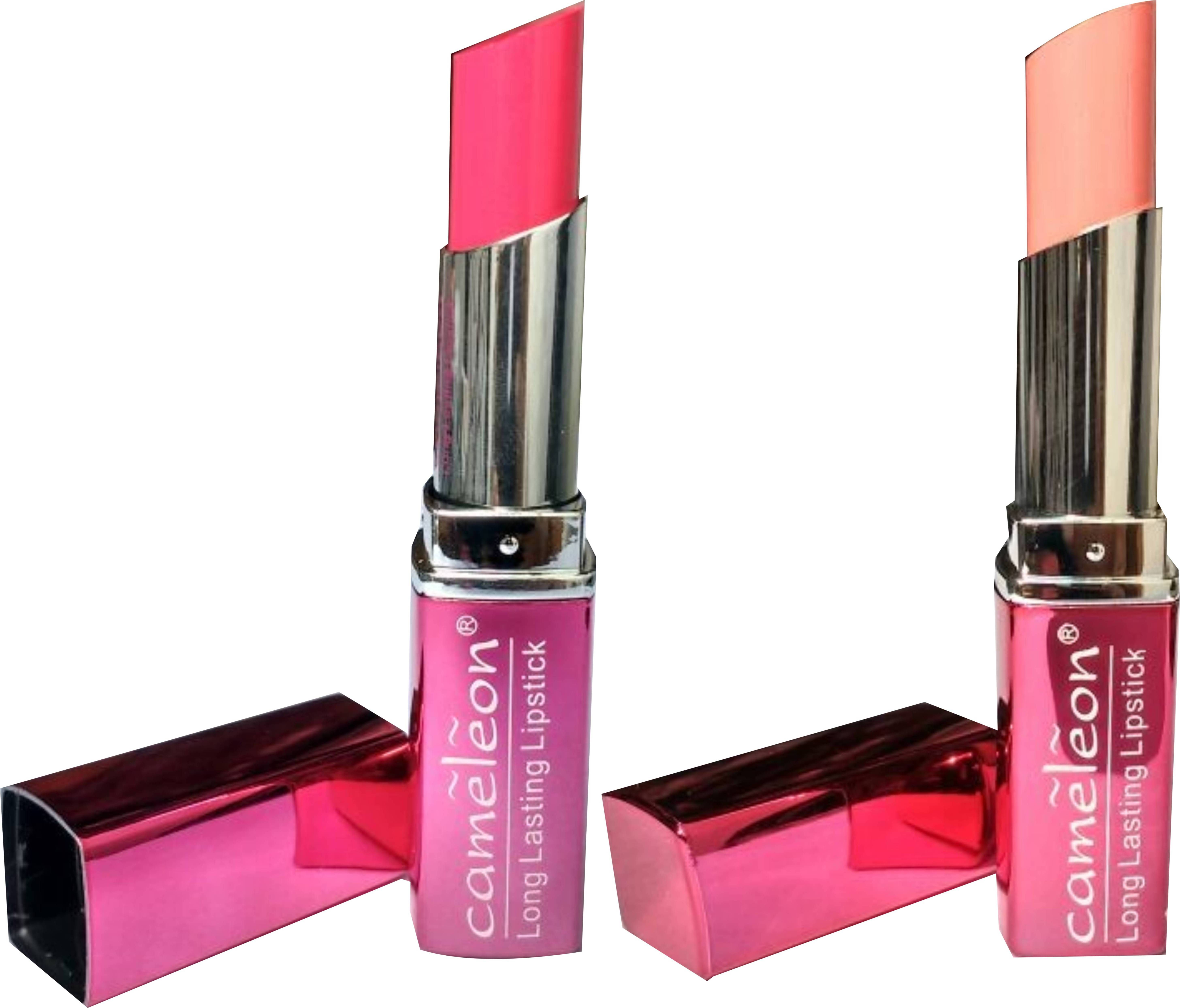     			Cameleon Lipstick Pink White, Poppy 2 gm