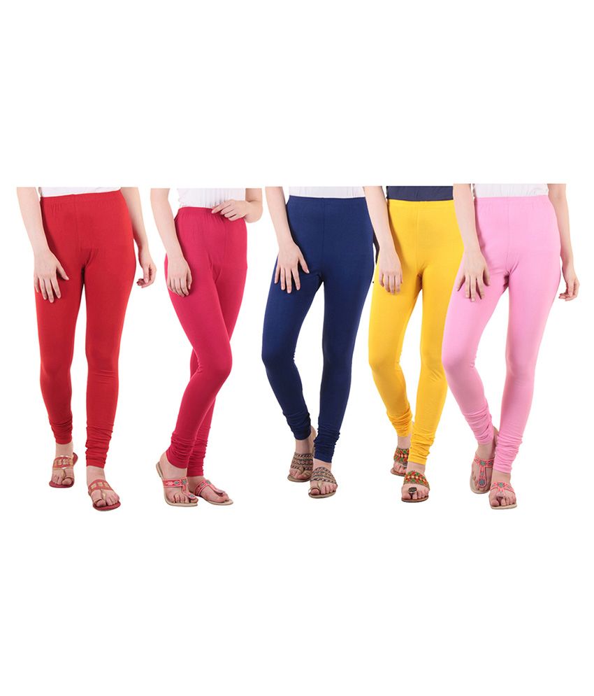     			Diaz Cotton Lycra Pack of 5 Leggings