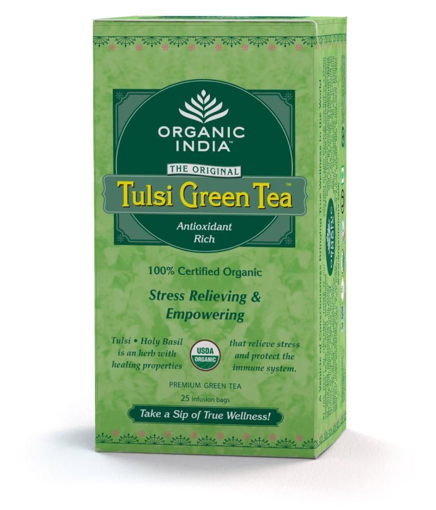 Organic India Tea Green Tea Bags 80 gm: Buy Organic India Tea Green Tea