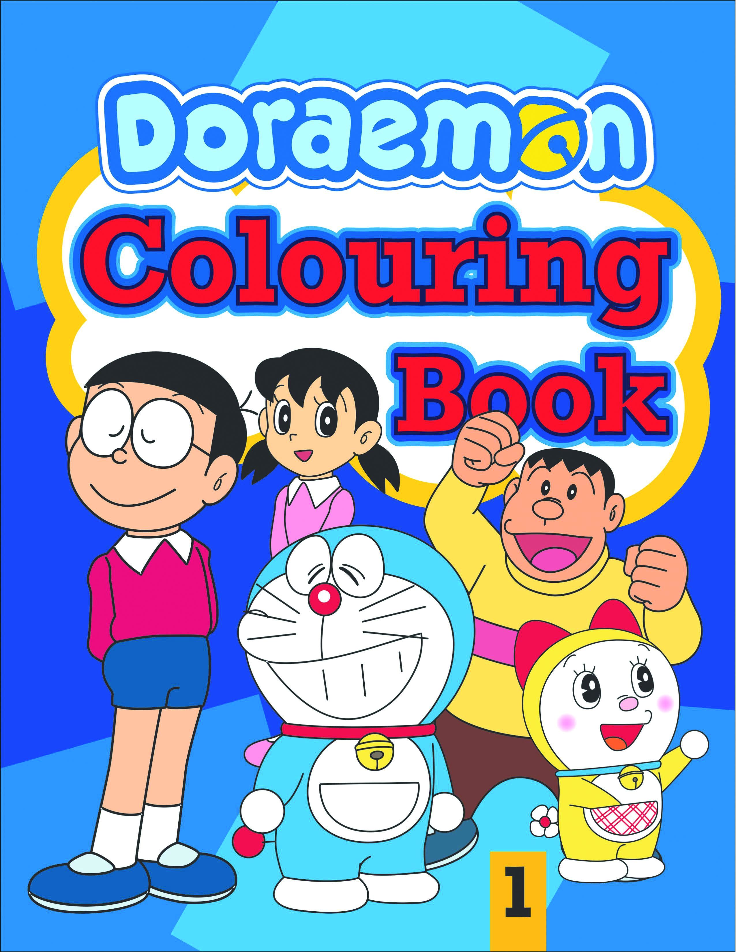 Download DORAEMON COLOURING BOOK - 1 (1 CLR, 48PP) - ENGLISH: Buy ...