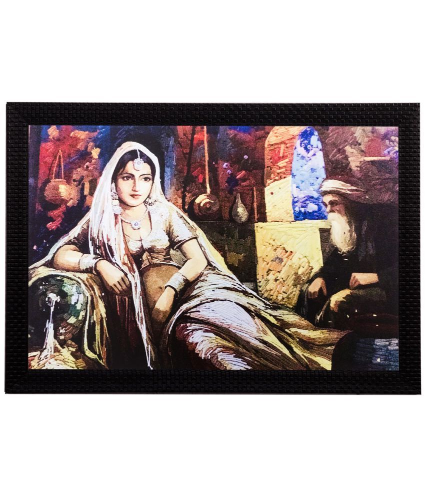     			eCraftIndia Wood Art Prints With Frame Single Piece