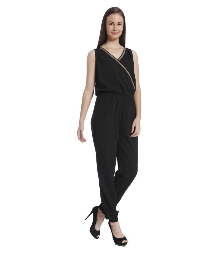Vero Moda Black Polyester Jumpsuits Buy Vero Moda Black Polyester