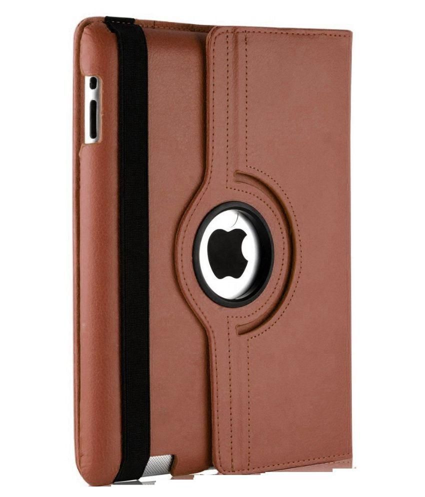     			TGK 360° Degree Rotating Leather Case Cover for iPad 4, iPad 3, iPad 2 - Brown