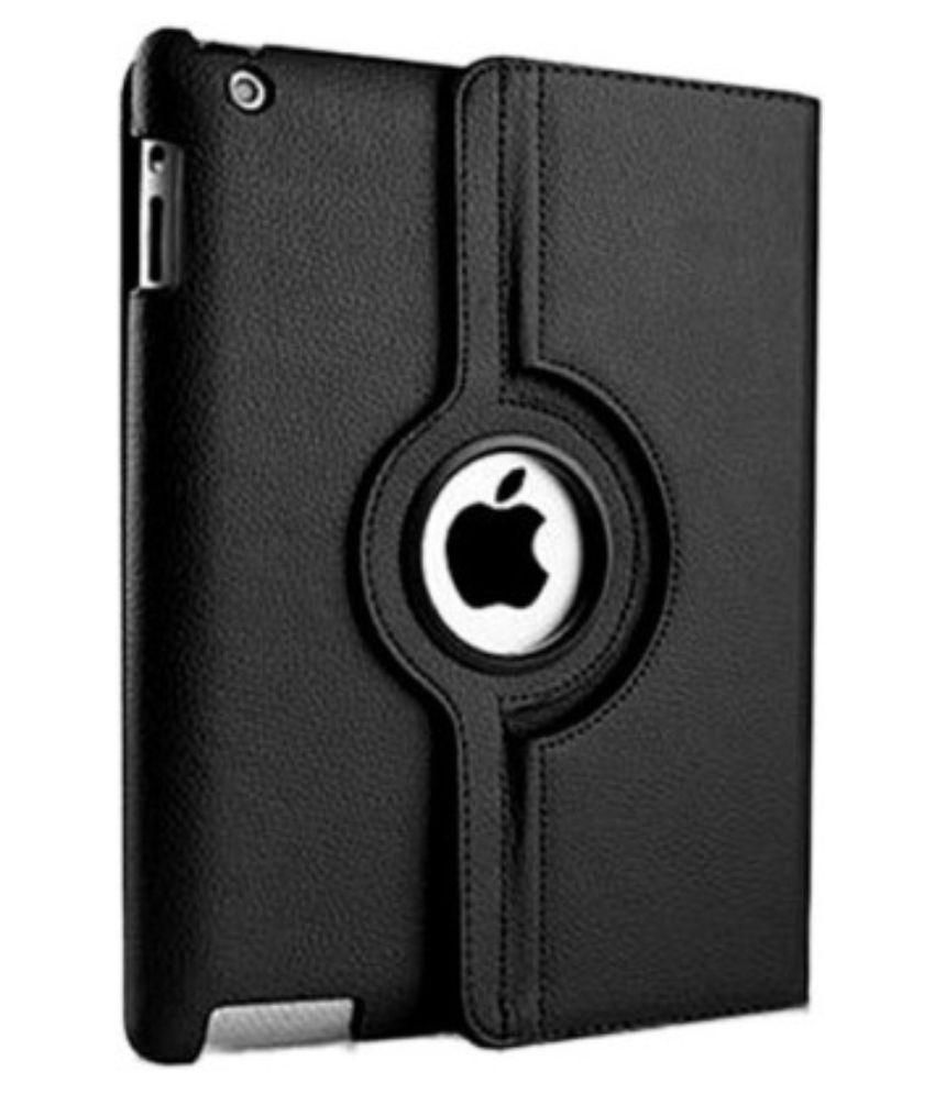     			TGK 360 Degree Rotating Leather Case Cover Stand For iPad 4, iPad 3, iPad 2 - Black