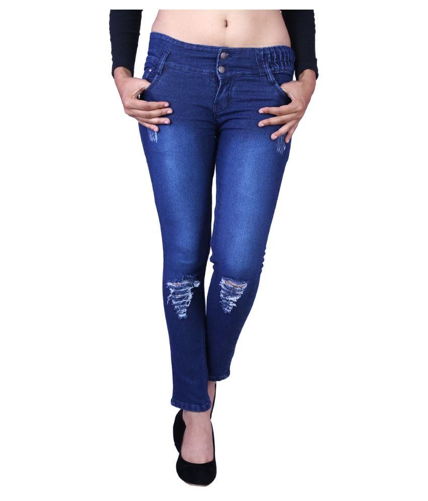 Knight Vogue Deep Blue Denim Jeans - Buy Knight Vogue Deep Blue Denim ...