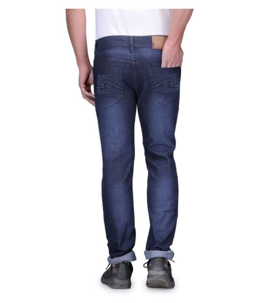Urbano Fashion Multicolored Slim Fit Combo Of 2 Jeans With Free 1 Pair