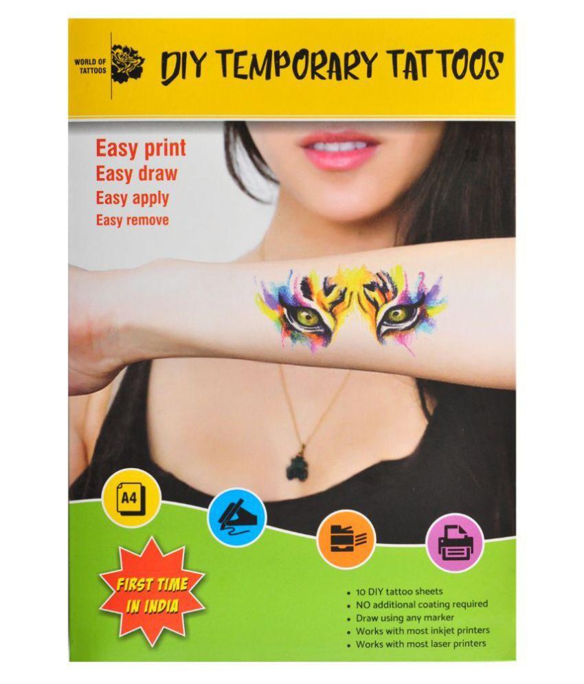 Matrix DIY Temporary Tattoo Paper Kit: Buy Online at Best Price in