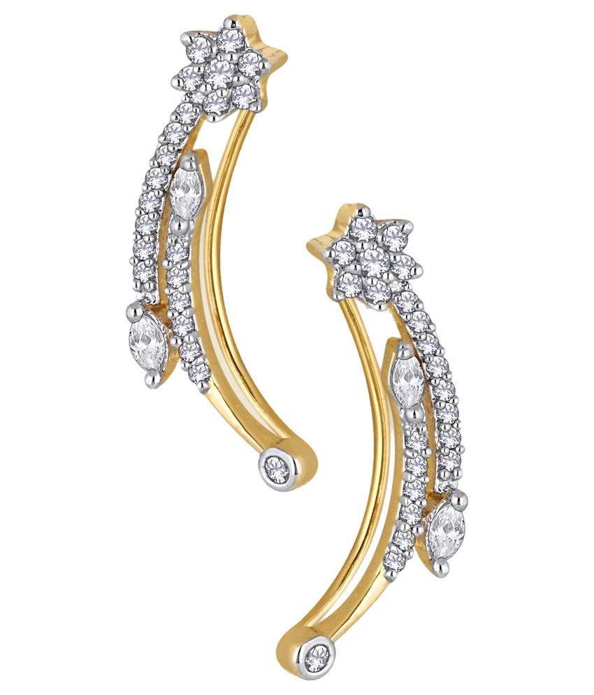 Spargz Golden Brass Ear Cuffs Buy Spargz Golden Brass Ear Cuffs