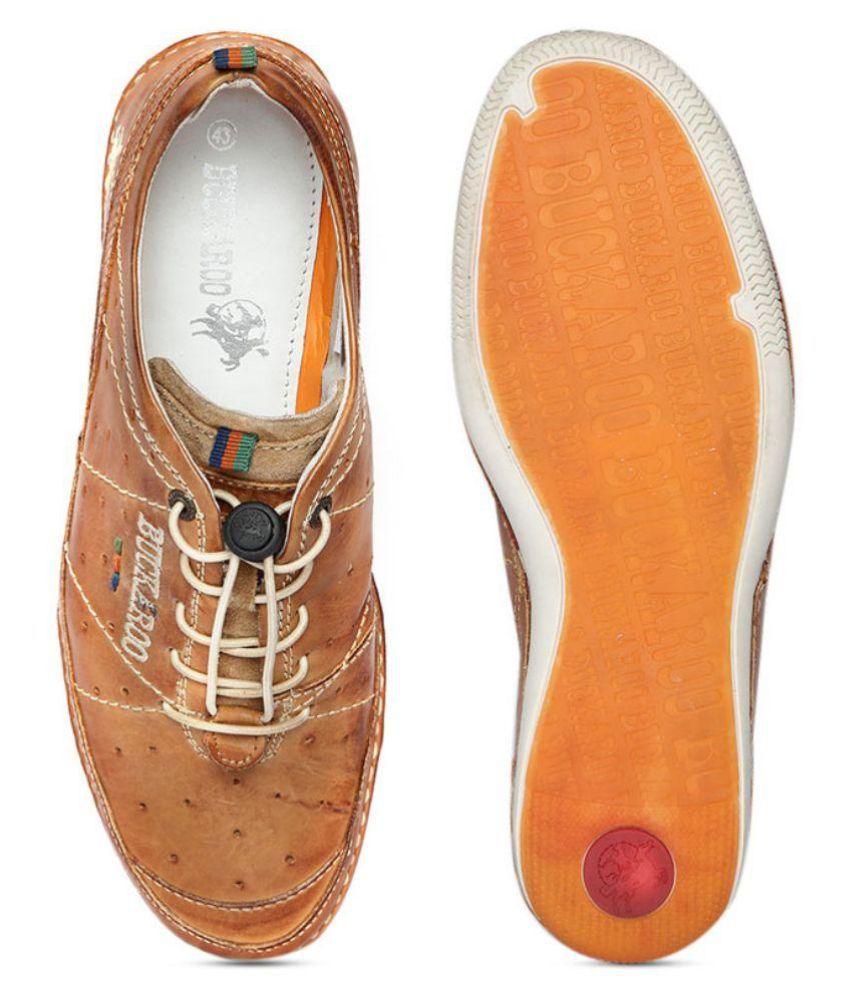 buckaroo tan loafers