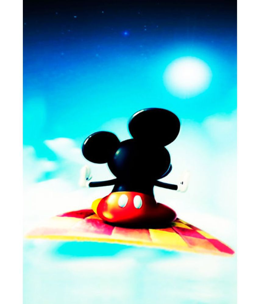 ULTA ANDA Flying Mouse In Sky A4 Non Tearable Paper Art Prints With ...