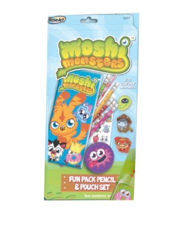 Moshi Monsters Fun Pack Pencil & Pouch Set - Buy Moshi Monsters Fun ...