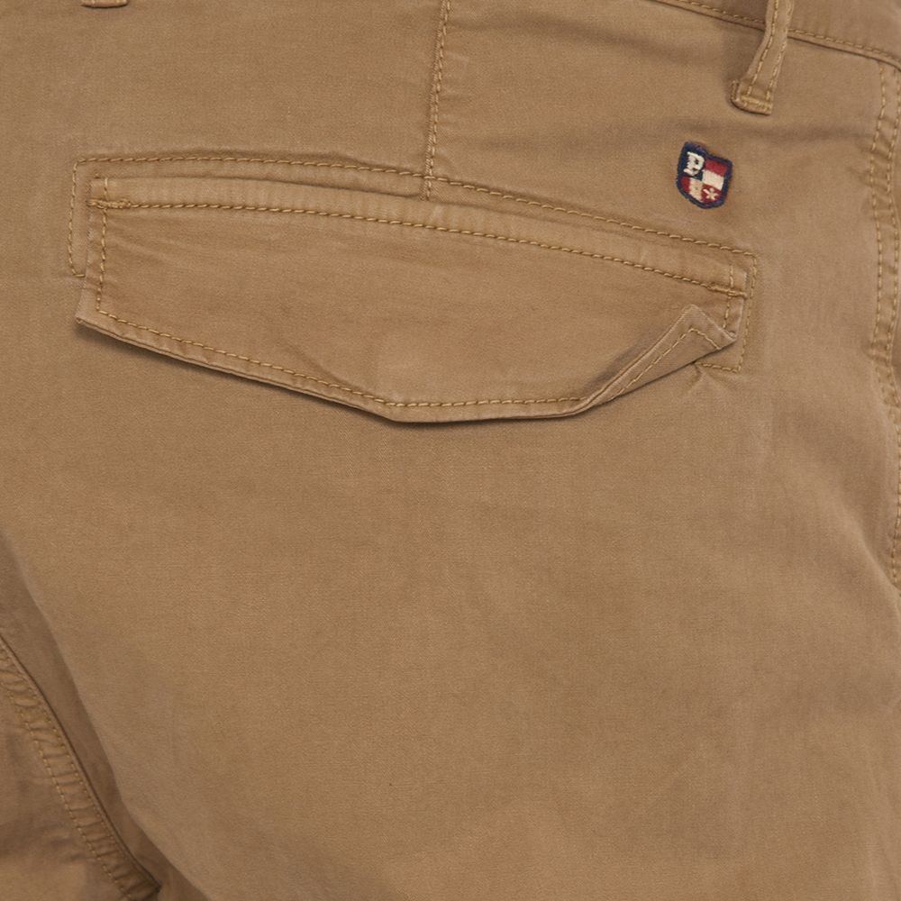 khaki pants white polo