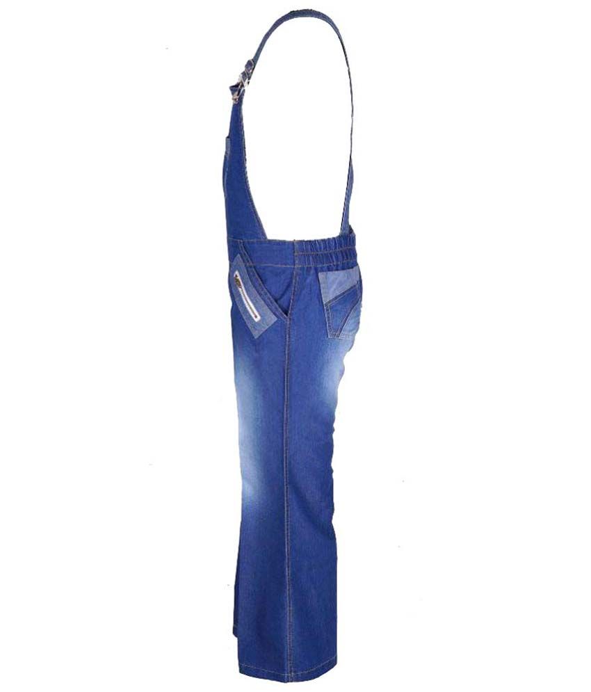 girls cotton dungarees
