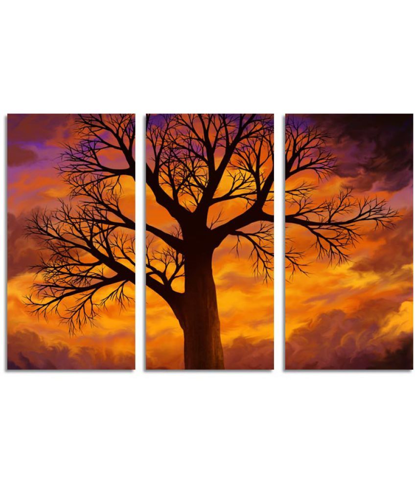 ELL DECOR Landscape Canvas Art Prints Without Frame 3 Combination Buy