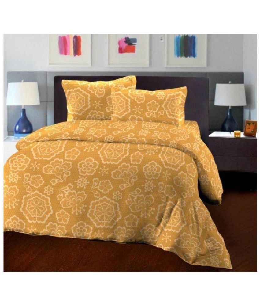 Bombay Dyeing Double Cotton Floral Bed Sheet Buy Bombay Dyeing Double