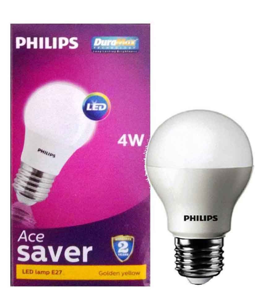 Philips 4W Pack of 6 Led Bulbs - Warm White: Buy Philips 4W Pack of 6 ...