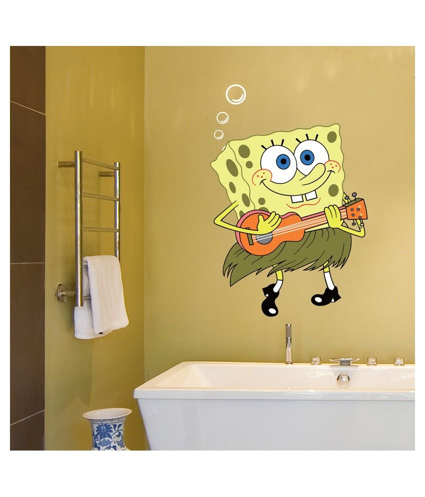 Wallmantra Spongebob Squarepants Vinyl Wall Stickers Buy Wallmantra