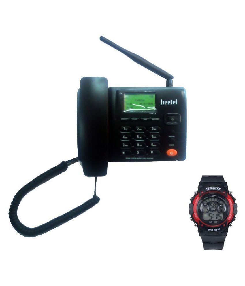     			Beetel Beetel f1 Wireless GSM Landline Phone ( Black )