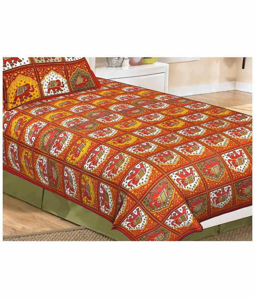 Metro Living Single Cotton Traditional Bed Sheet Buy Metro Living