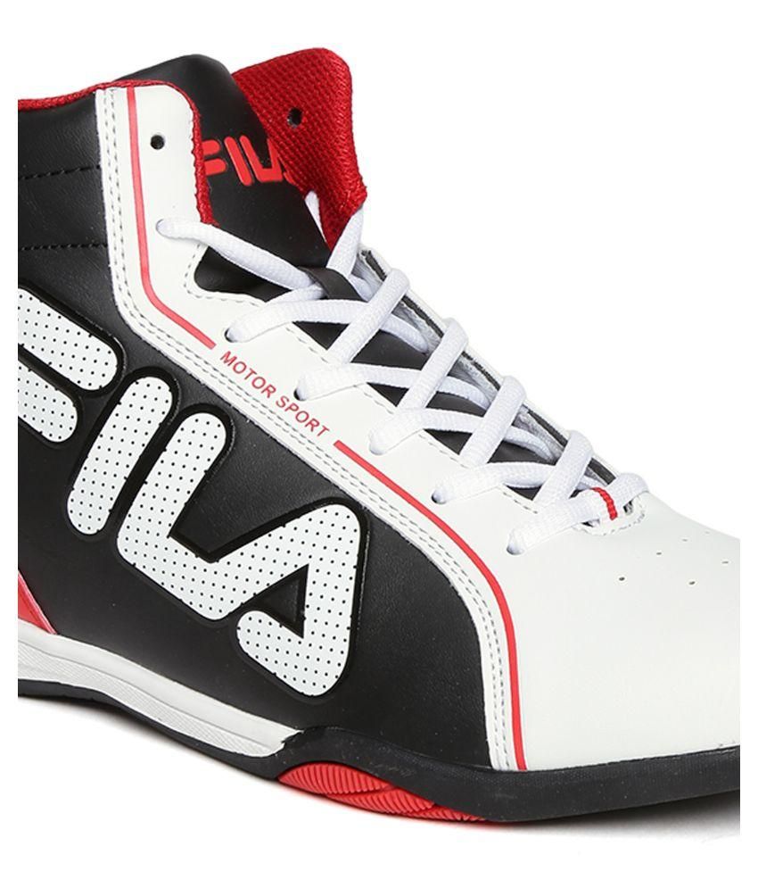fila isonzo white basketball shoes