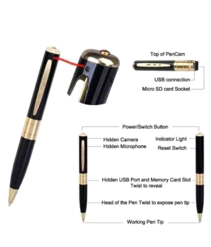 Everything Imported 8gb spy pen camera