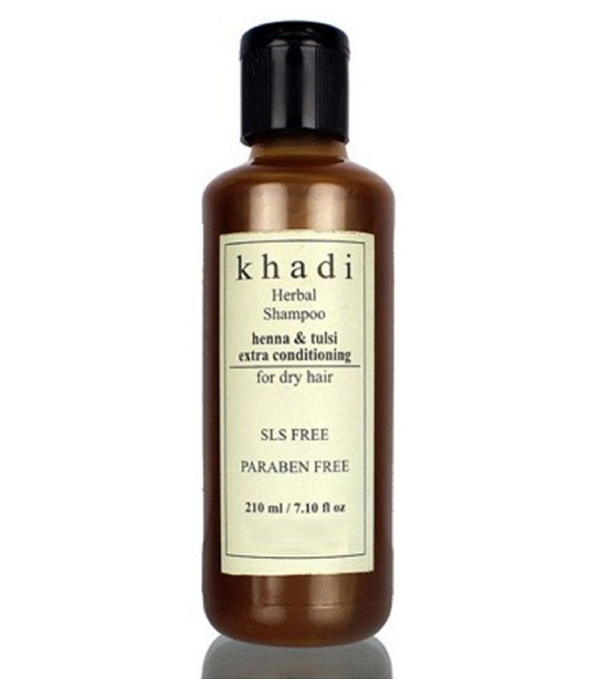     			Khadi Henna and Tulsi Extra Conditioning SLS and Parabens Free Shampoo 210 ml