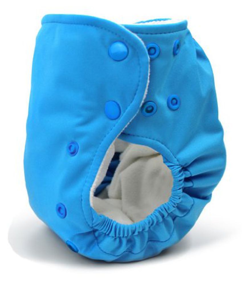 BabyKicks Basic Cloth Diaper Snap Closure, Azure Buy BabyKicks Basic