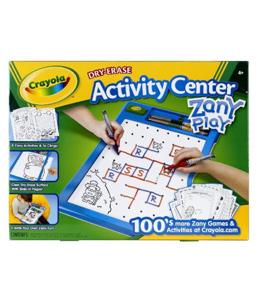 Crayola DryErase Activity Center Zany Play Edition Buy Crayola DryErase Activity Center Zany