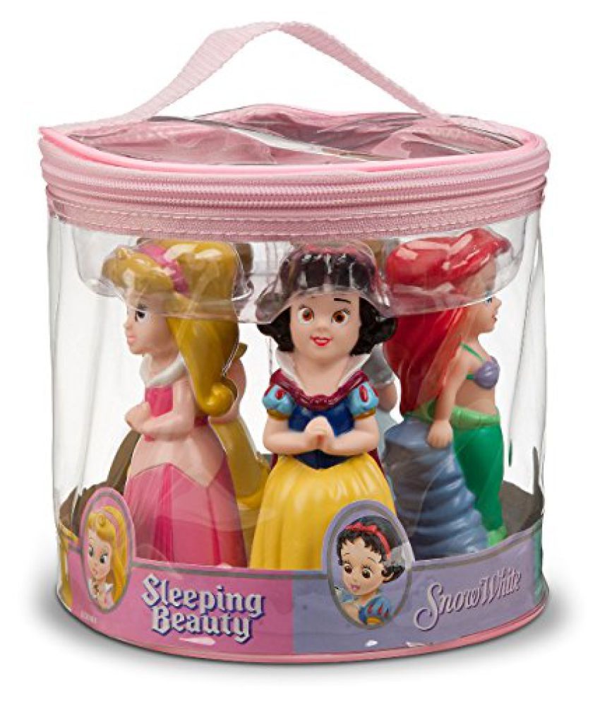 Disney World Parks Exclusive Princess Bath Tub Pool Squeeze Toys 5 Pc