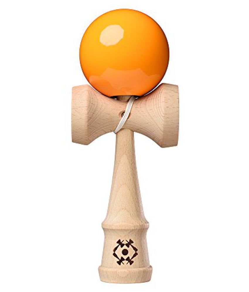 Kendama USA Tribute Wooden Skill Toy Orange TRB008 Same Day Ship for sale online