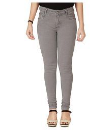 Grey color jeggings