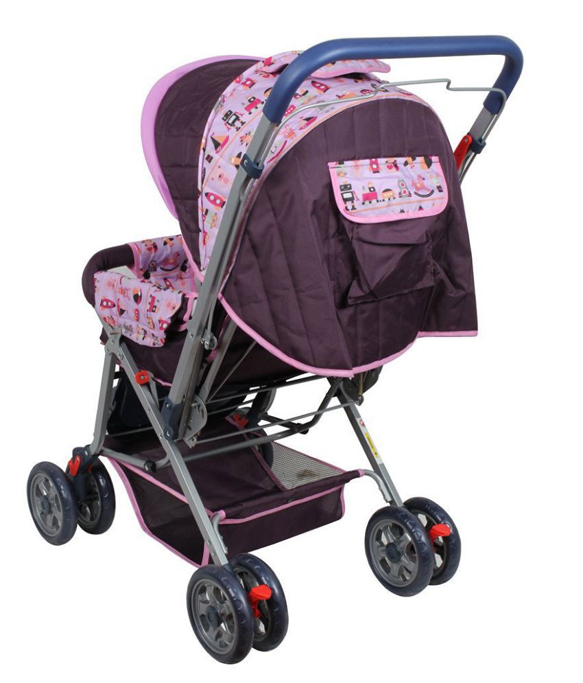 light pink pram