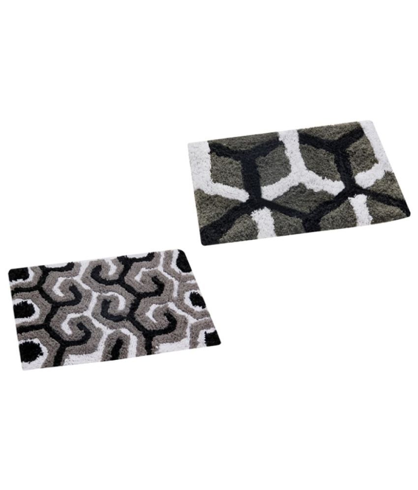     			Aazeem Multi Set of 2 Anti-skid Door Mat