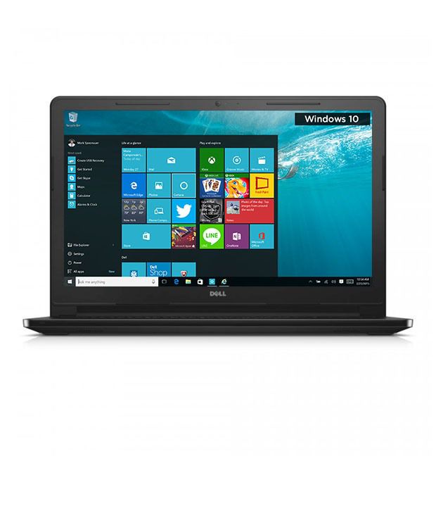     			Dell Inspiron 3555 Notebook (AMD APU E2 6110- 4GB RAM- 500GB HDD- 39.62cm (15.6)-Windows 10) (Black)