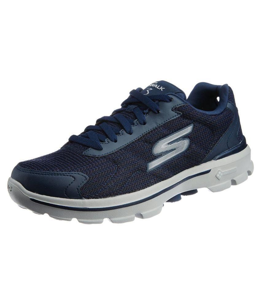 Skechers Skechers Men's Go Walk 3-Fitknit Navy Running Shoes - Buy ...